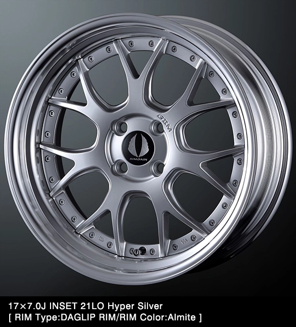 Aimgain GⅡM in Hyper Silver finish