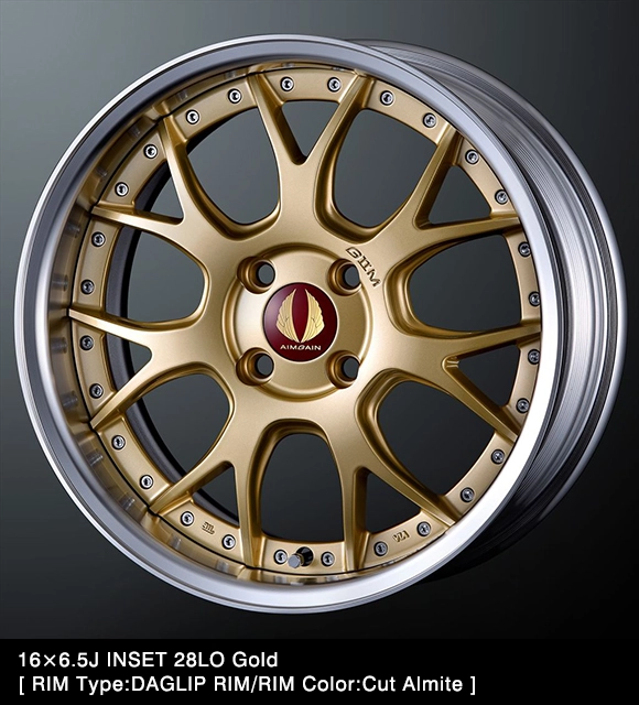 Aimgain GⅡM in Platinum Gold