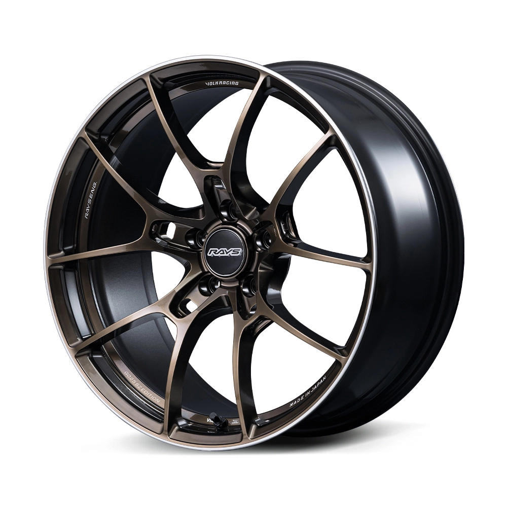 RAYS Volk Racing G025 SZ EDITION forged monoblock wheel - 3/4 angle render