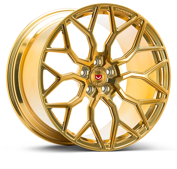 Vossen S17-01 (Monoblock) in Imperial Gold finish - 3/4 render facing right