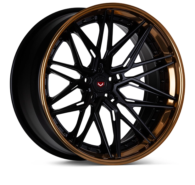 Vossen EVO-5R (3-Piece) in Gloss Black finish - 3/4 render