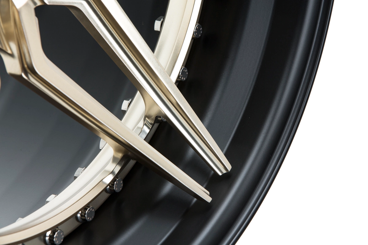 Vossen M-X1 (3-Piece) three-piece assembly exploded view