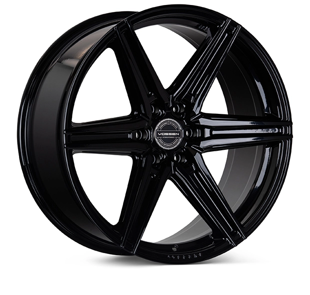 Vossen HF6-2 in Gloss Black custom finish - 3/4 render variant