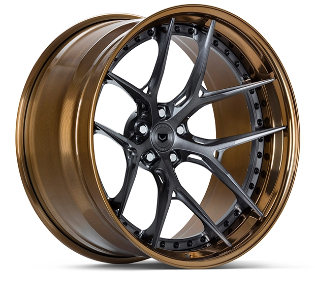 Vossen S21-01 (3-Piece) in Dark Smoke finish - 3/4 render