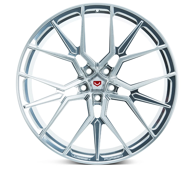 Vossen M-X3 (Monoblock) forged wheel in Gloss Clear - front face alternative angle