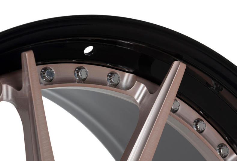 Vossen M-X2 (3-Piece) barrel profile and hardware detail
