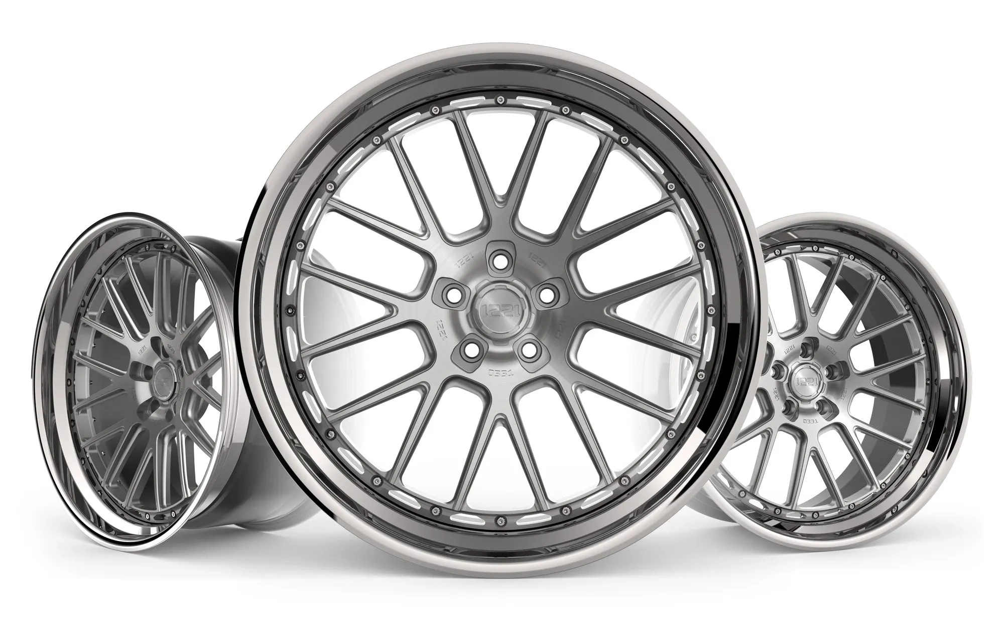 1221 Wheels 0331 AP3X APEX3.0 - three-piece forged wheel studio composition