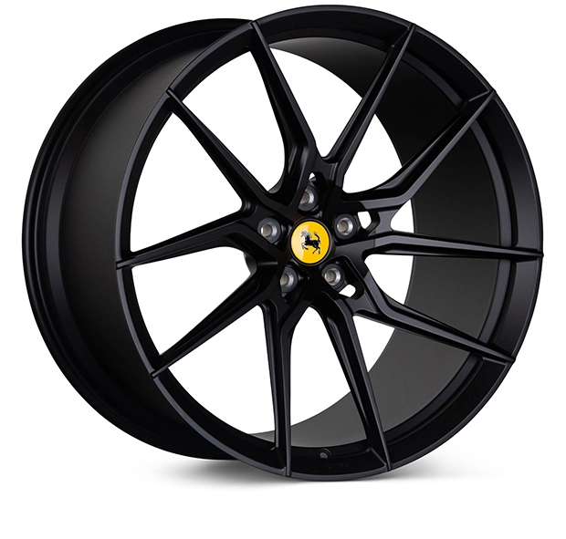Vossen NF8 forged monoblock in Satin Black - 3/4 angle render facing right