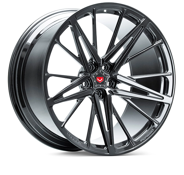 Vossen M-X6 in Midnight Smoke finish - 3/4 render facing right