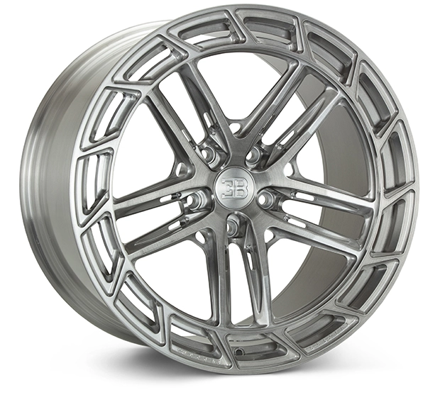 Vossen LC3-03T in Light Smoke finish - 3/4 angle render