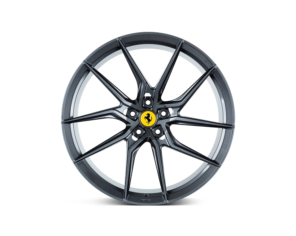 Vossen NF8 Gloss Charcoal Series 21 - spoke face render with high-gloss sheen