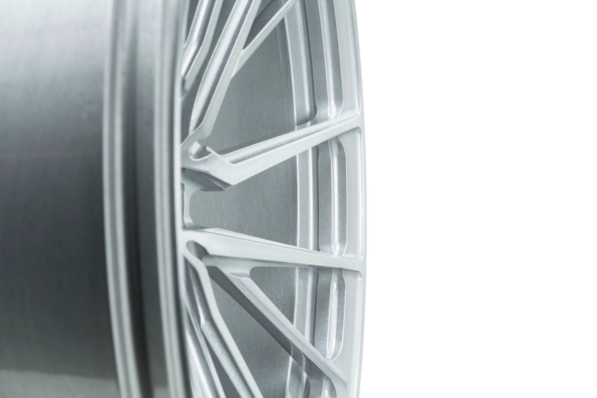 Vossen M-X4T in Brickell Bronze on vehicle - rear quarter view