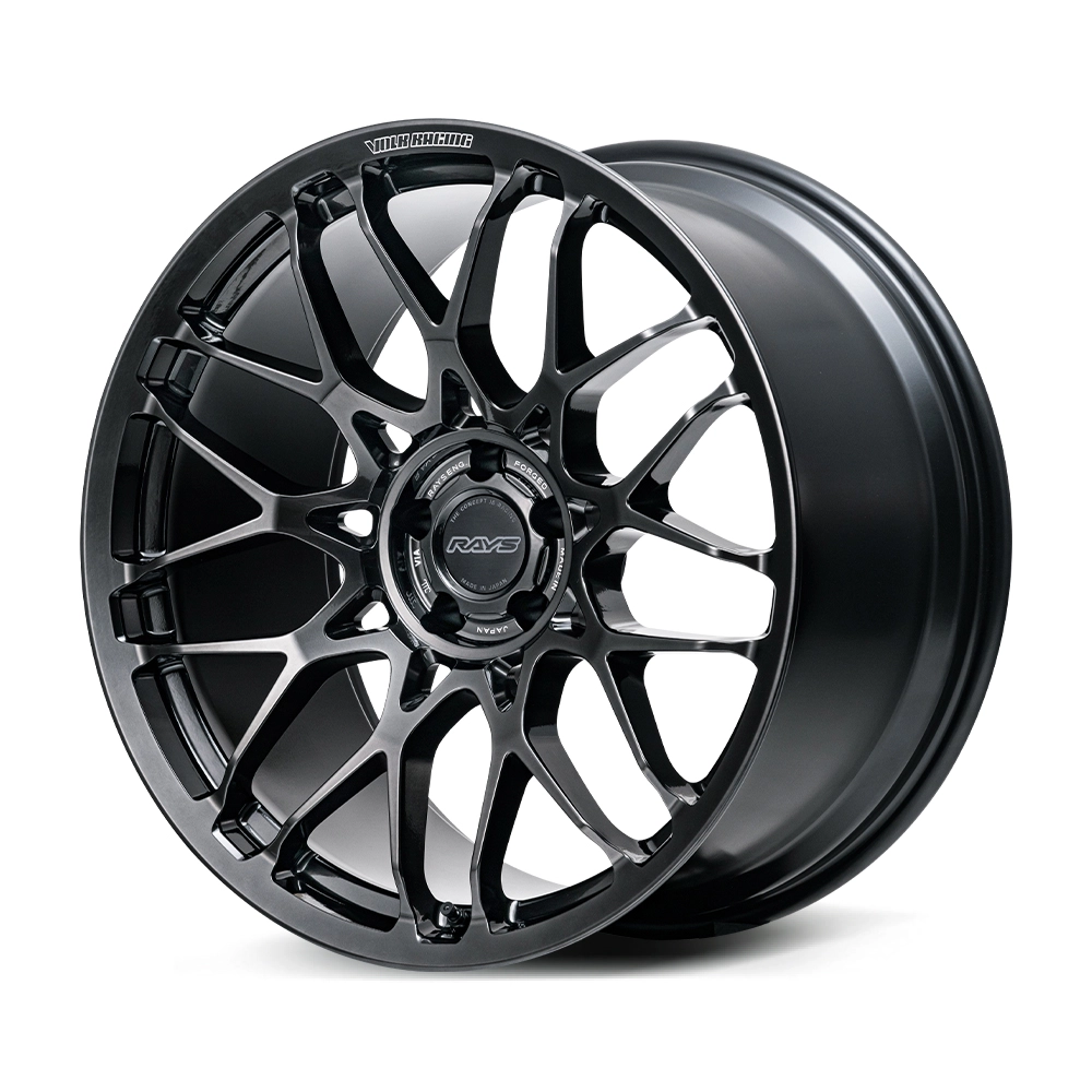 Volk Racing G29 in Shining Super Black - 3/4 angle render