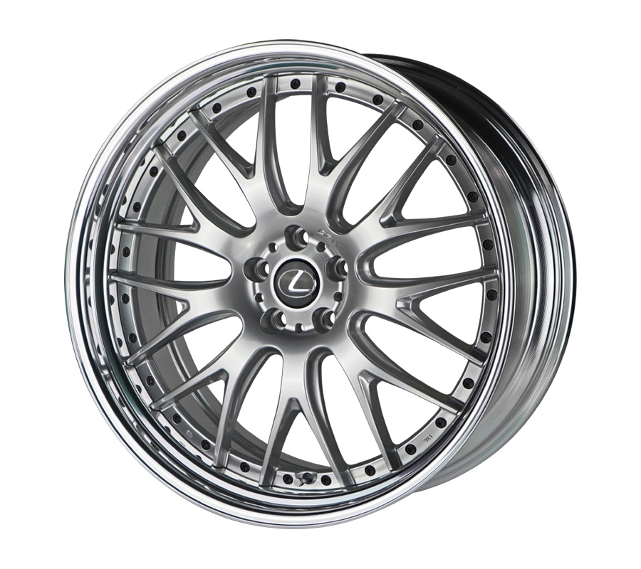 Aimgain GRM wheel in Hyper Silver - 3/4 render