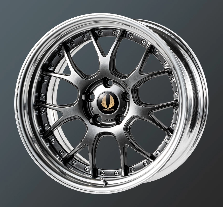 G2M-R wheel in Hyper Black - 3/4 render