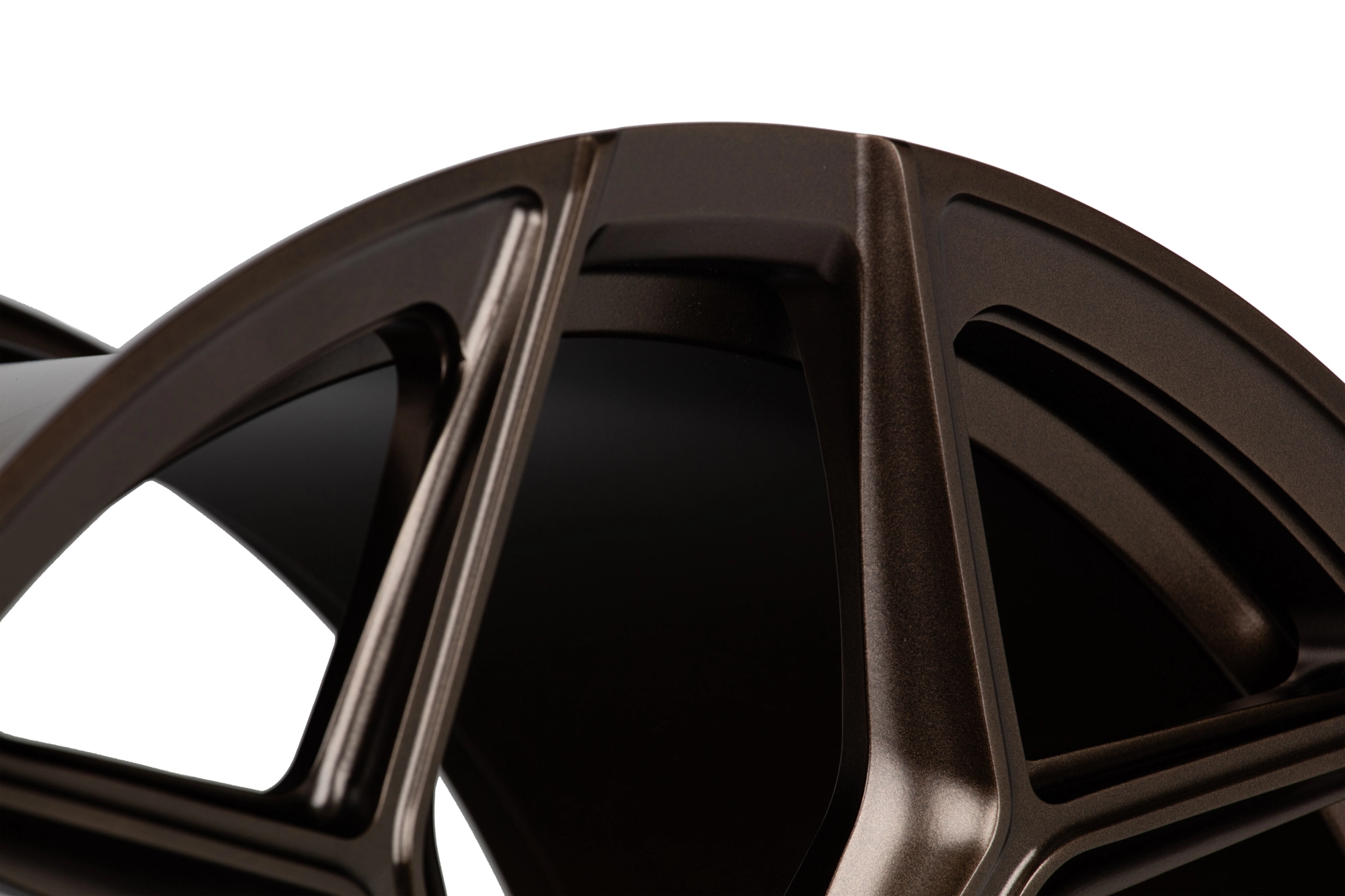 Vossen NL4 in Bronzino - spoke geometry and window close-up