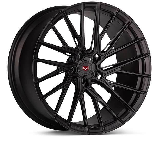 Vossen EVO-6TR forged monoblock - 3/4 right-facing render in Matte Midnight Smoke