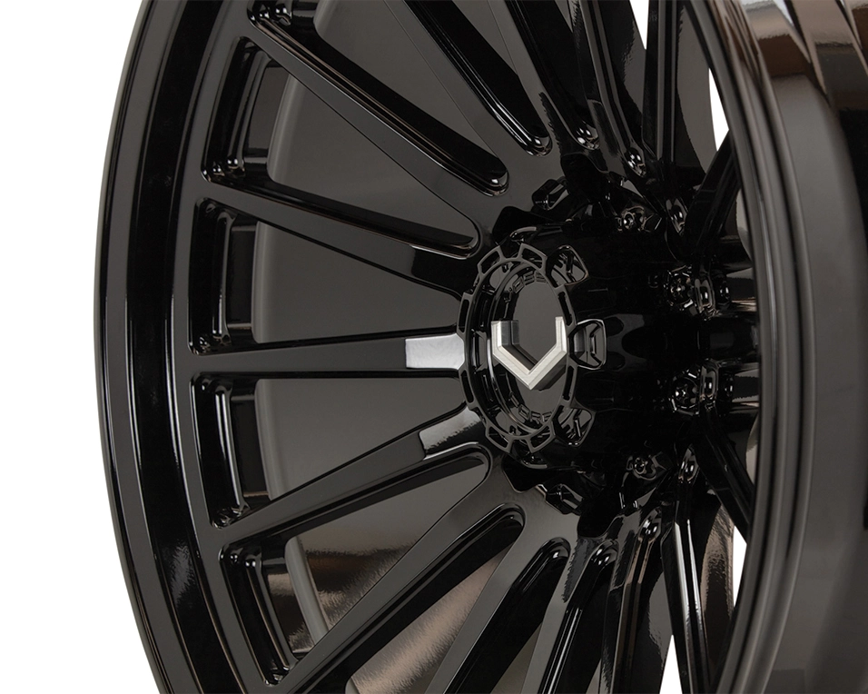 Vossen GNX-01 in Gloss Black finish - 3/4 render