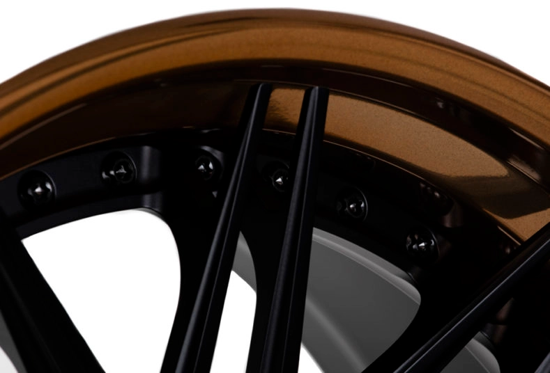 Vossen EVO-5R 3-piece forged wheel - Satin Black finish render