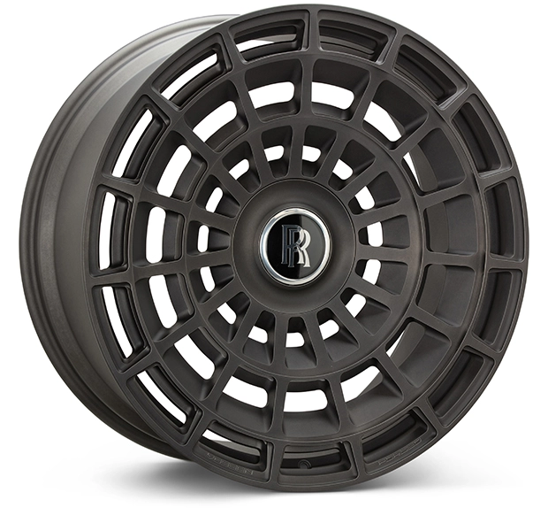 Vossen LC3-12 in Matte Midnight Smoke finish - 3/4 render