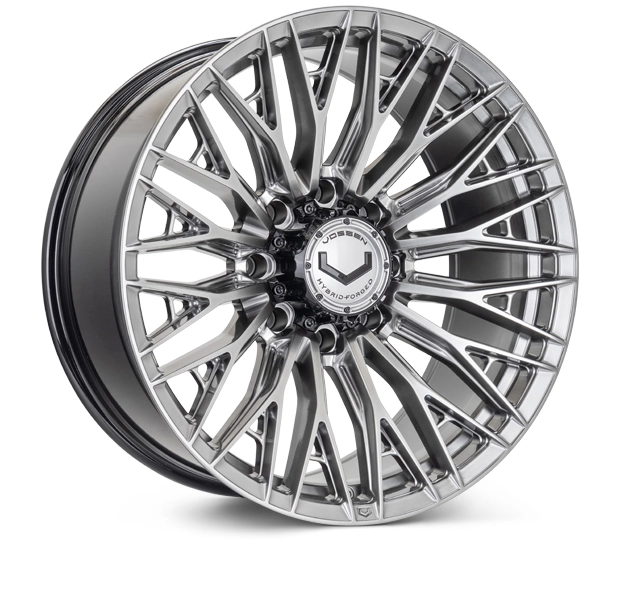 Vossen HFX-6 in Hyper Gunmetal finish - 3/4 render