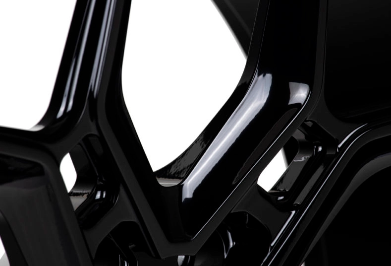 Vossen EVO-4 forged monoblock wheel in Dark Smoke - detail view