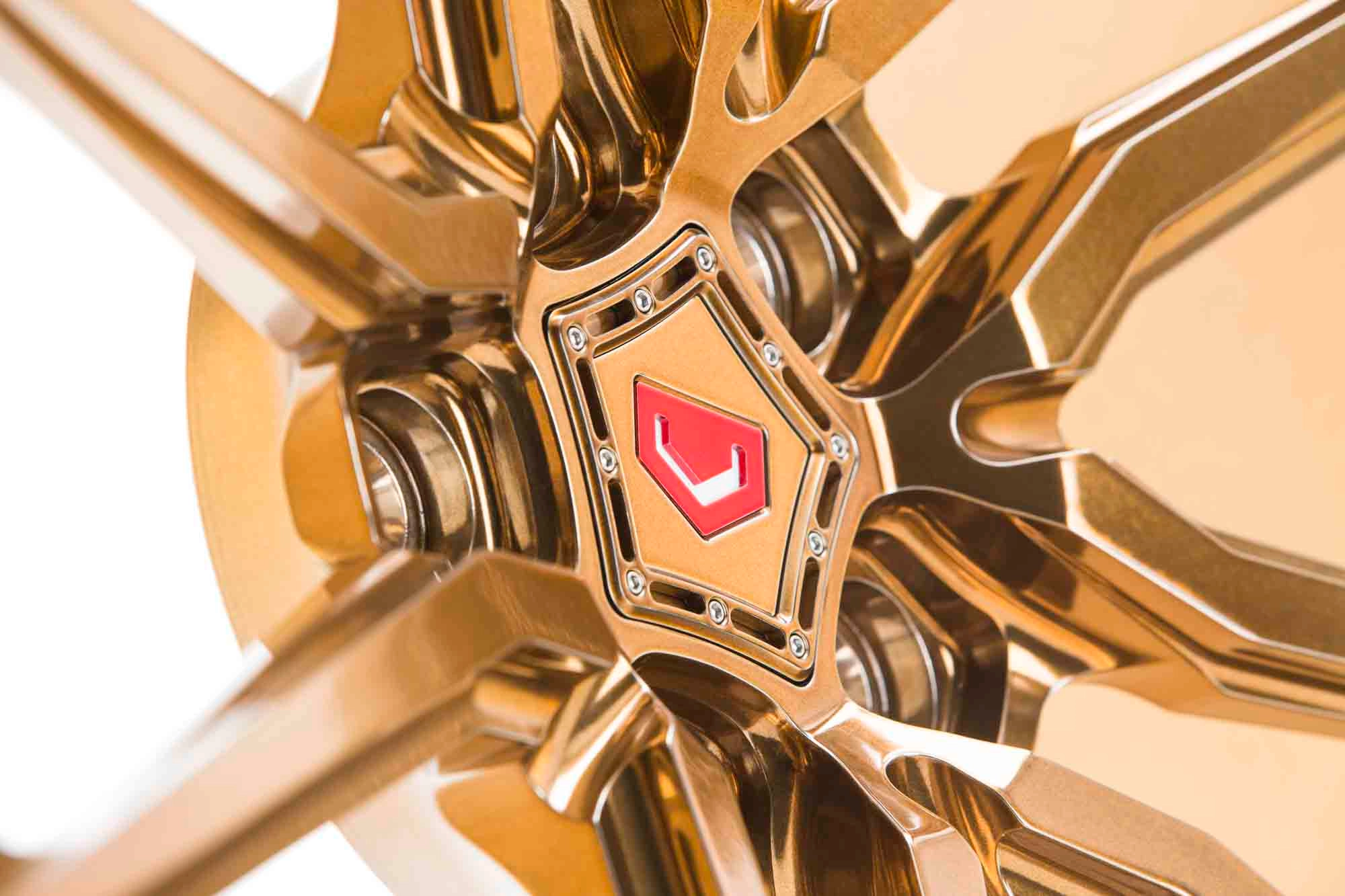 Vossen M-X2 (Monoblock) Vossen Red front face alternative angle
