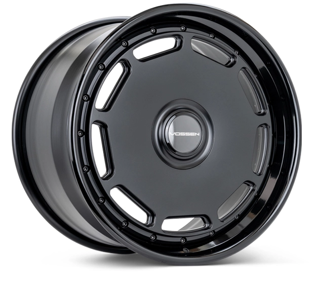 Vossen GEN-06 (3-Piece) in Satin Black finish - 3/4 render