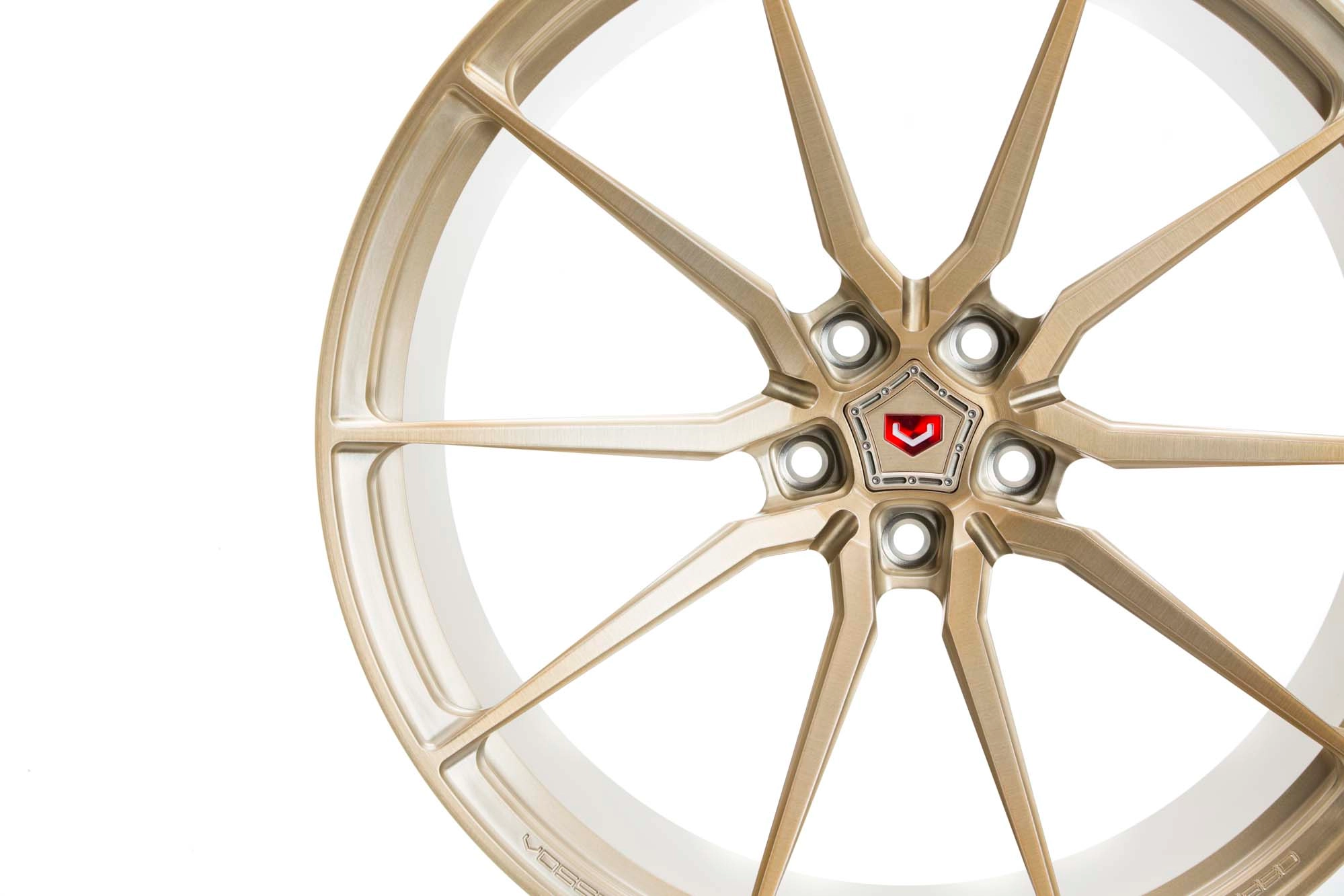 Vossen M-X2 (Monoblock) Gloss Bronze finish - 3/4 angle view