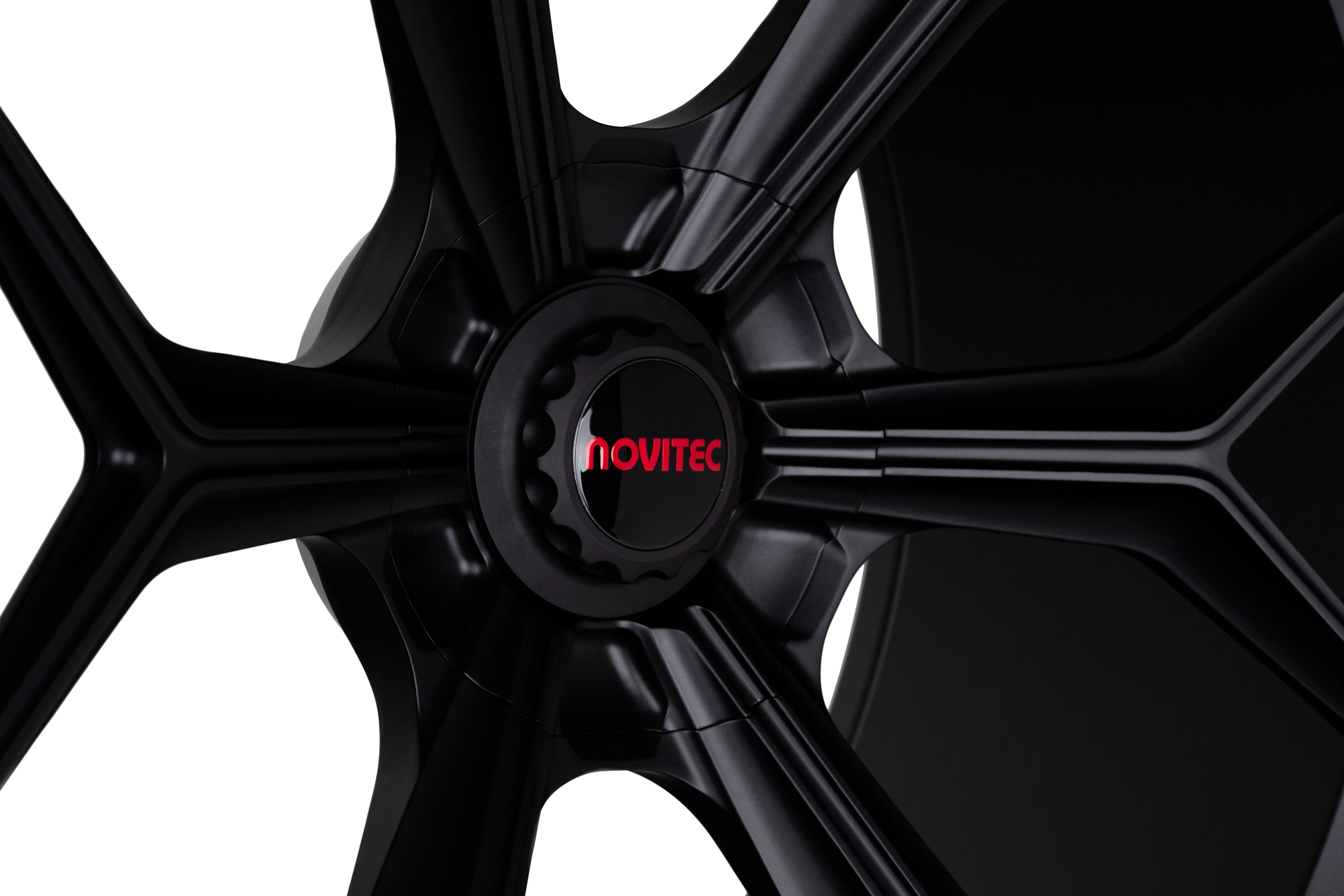 Vossen NL4 forged monoblock in Satin Black - 3/4 angle render