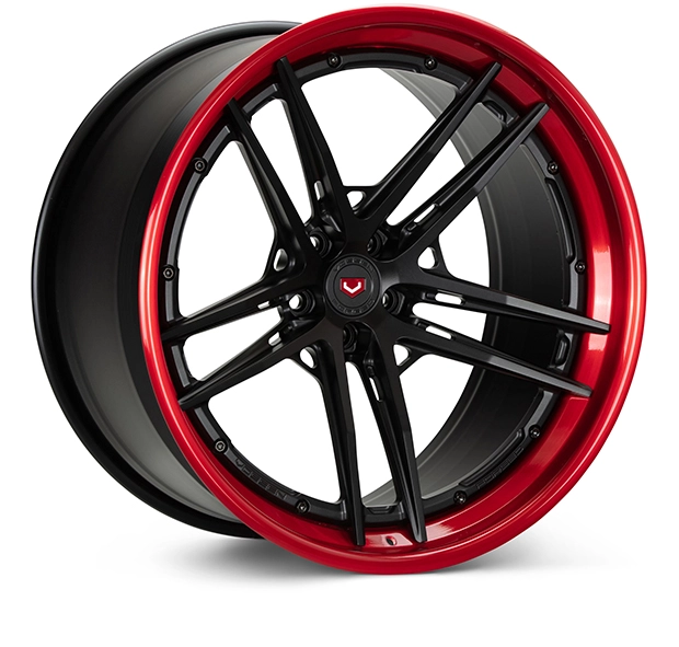 Vossen S21-03 (3-Piece) in Satin Black finish - 3/4 render