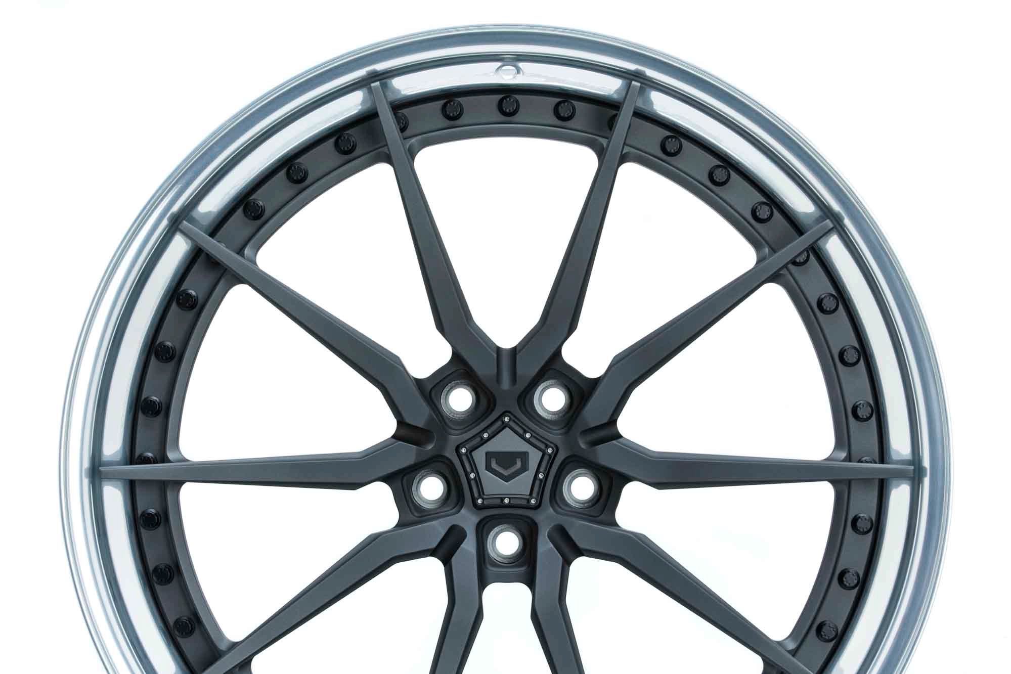 Vossen M-X2 (3-Piece) three-piece forged wheel - front face alternative angle