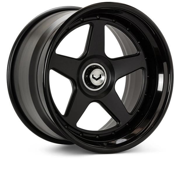 Vossen GEN-01 3-Piece in Satin Black finish - 3/4 render