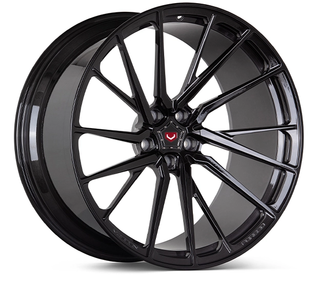 Vossen M-X4T in Midnight Smoke finish - 3/4 render