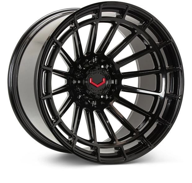 Vossen LCX-01 in Gloss Black finish - 3/4 render