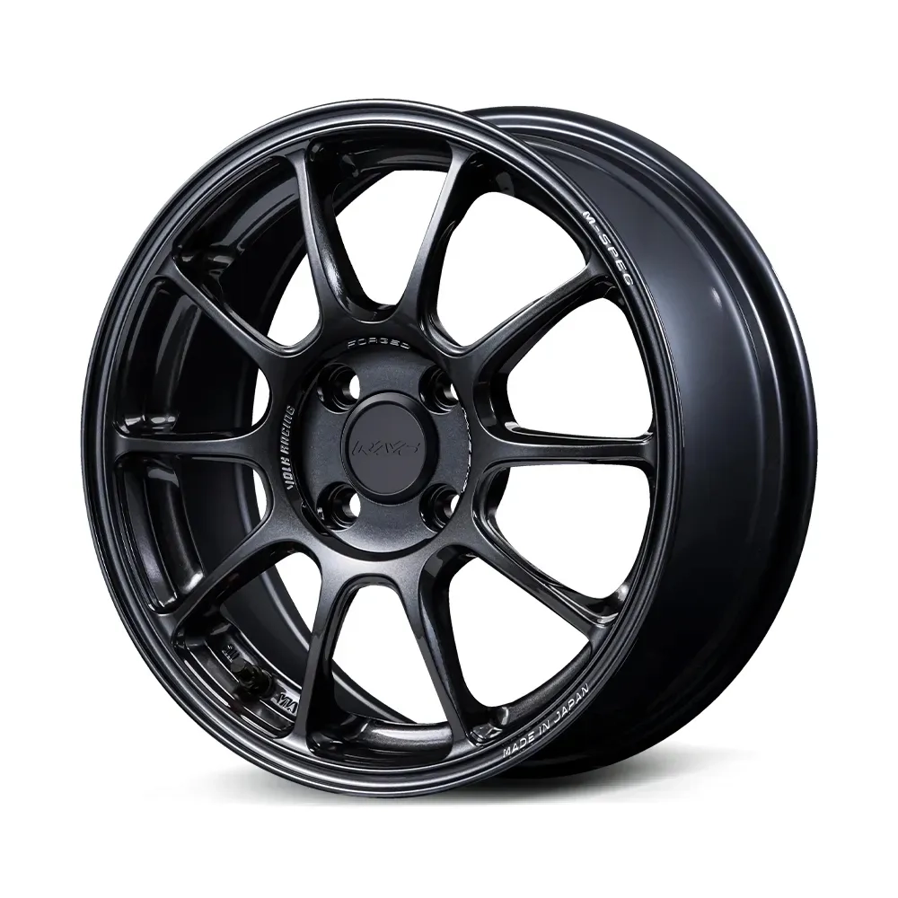 RAYS Volk Racing ZE40 M-Spec in Matte Black finish - catalog render