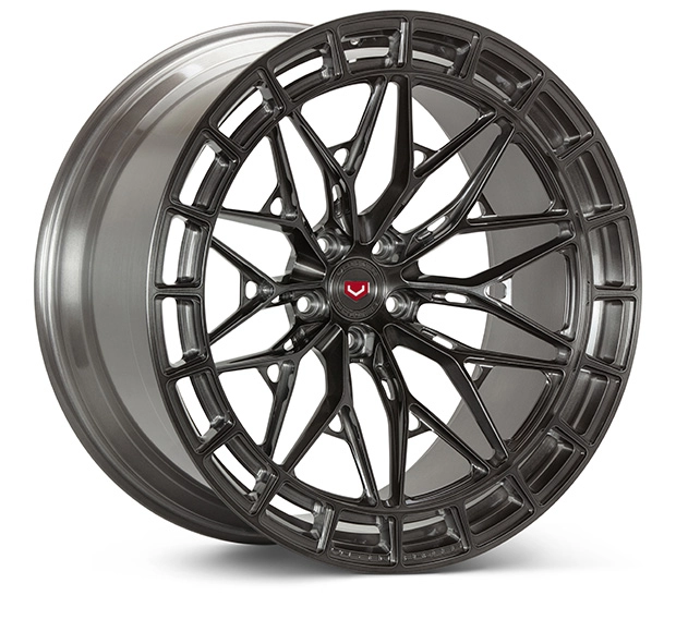 Vossen LC3-02 Monoblock Forged Wheel 3/4 render facing right