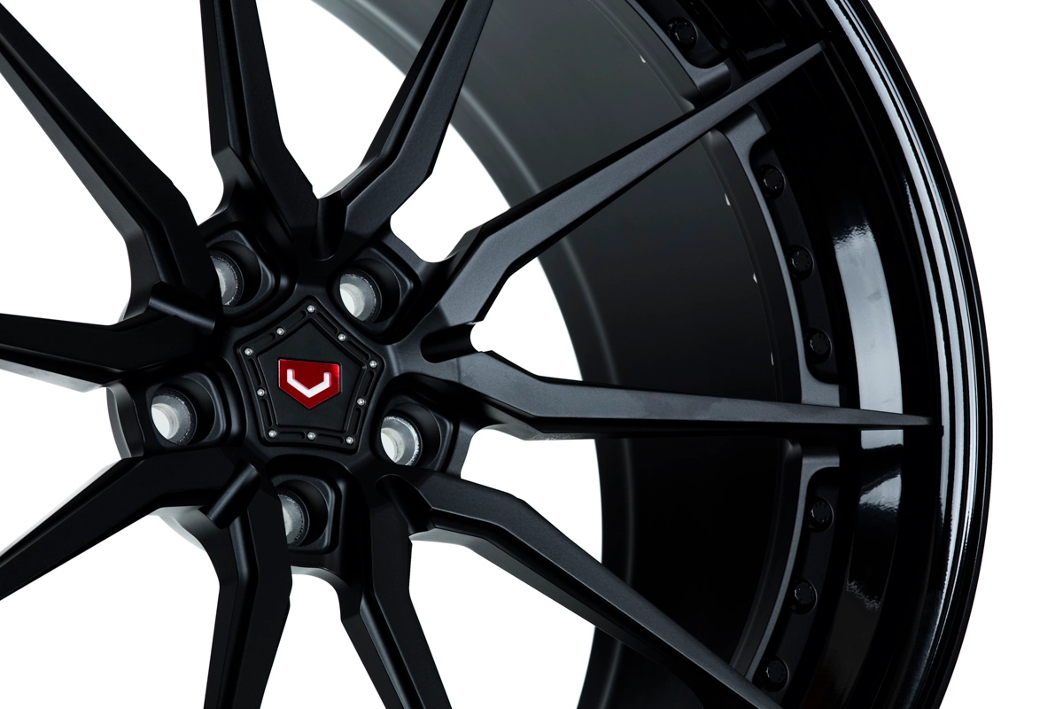 Vossen M-X2 (3-Piece) Gloss Clear front face alternative angle