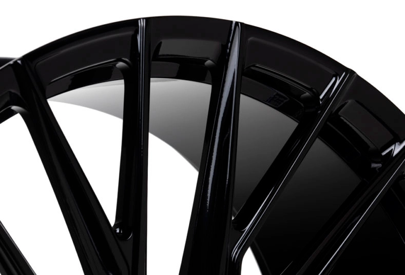 Vossen EVO-6T (Monoblock) Gloss Black finish - 3/4 angle view