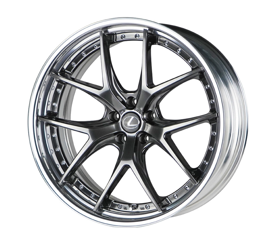 GTM-CV wheel in Hyper Black - 3/4 render