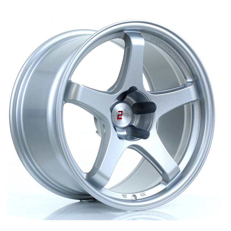 2Forge ZF7 in Silver finish - 3/4 render