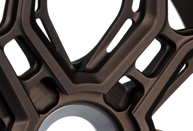 Vossen EVO-4R spoke and brake calliper detail view