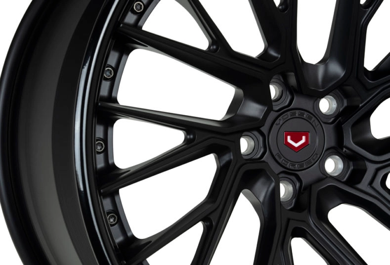 Vossen EVO-6TR 3-piece forged wheel - barrel finishing detail