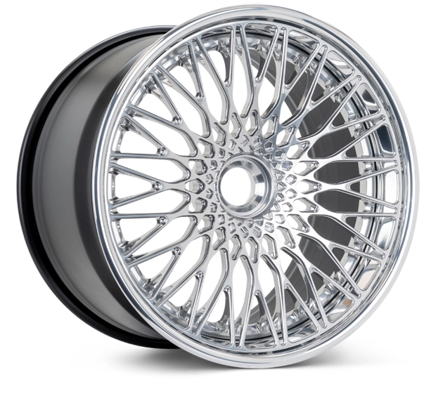 Vossen S21-09 (3-Piece) in Gloss Clear Polished finish - 3/4 render