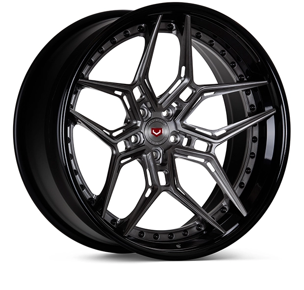 Vossen EVO-4R (3-Piece) forged wheel - full 3/4 right render