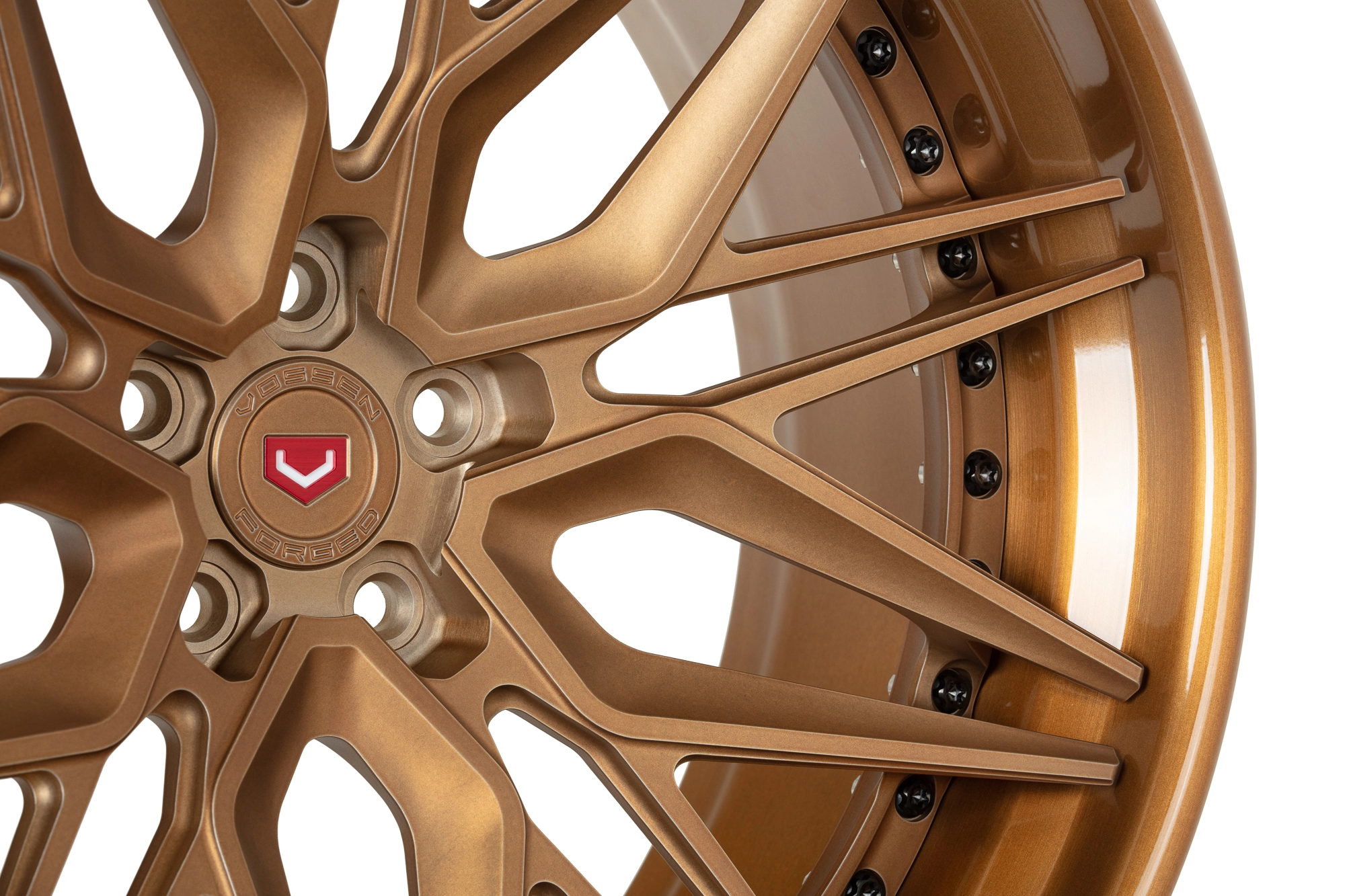 Vossen EVO-5 (3-Piece) three-piece forged wheel - front face alternative angle