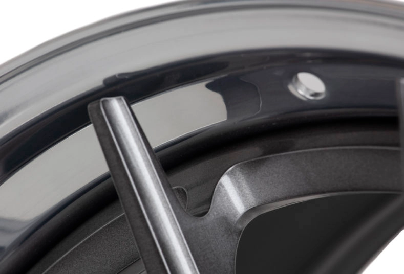 Vossen M-X4T (3-Piece) forged 3-piece wheel on sports car - quarter view