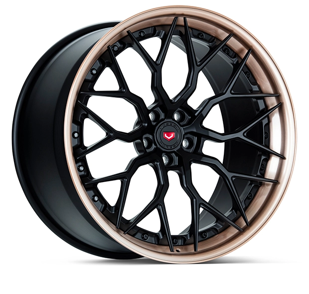 Vossen S17-01 (3-Piece) in Satin Black finish - alternate render