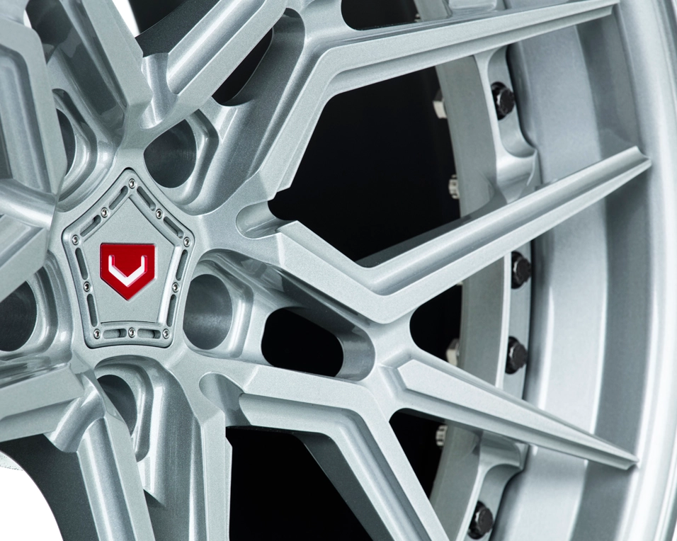 Vossen M-X3 (3-Piece) Gloss Silver finish studio render