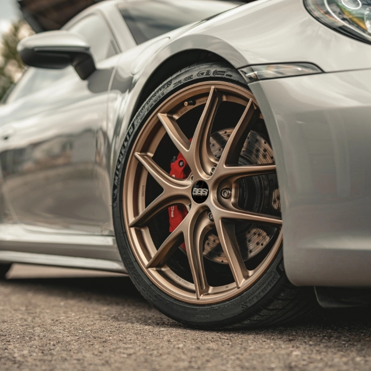 BBS CI-R in White Gold Matt finish